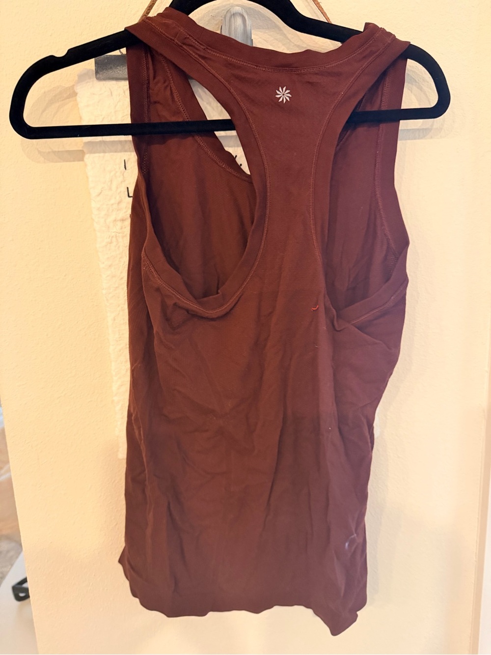 Athleta Women's Brick Red Scoop Neck Tank - Picture 3 of 3